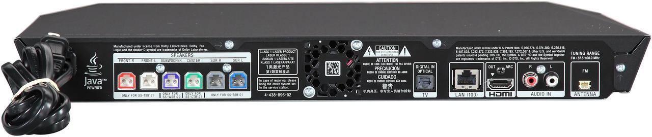 Alt view image 5 of 17 - Sony BDV-E2100 3D Blu-ray Home Theater System