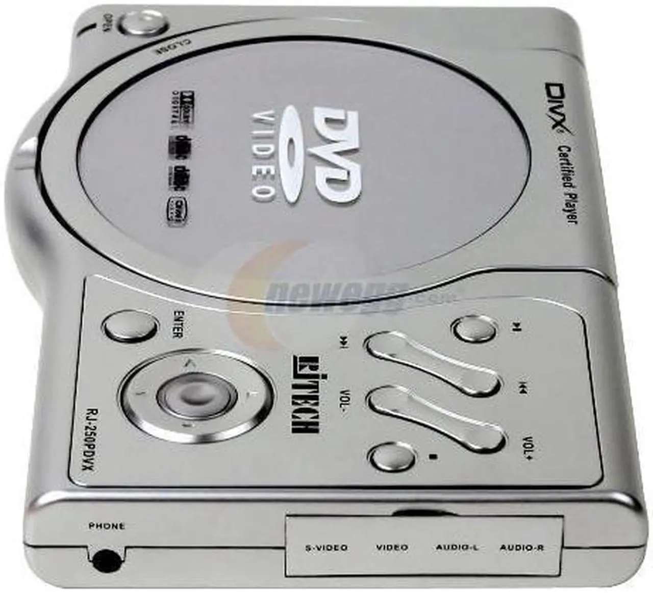 Alt view image 4 of 10 - RjTECH RJ-250PDVX Portable DIVX DVD Player