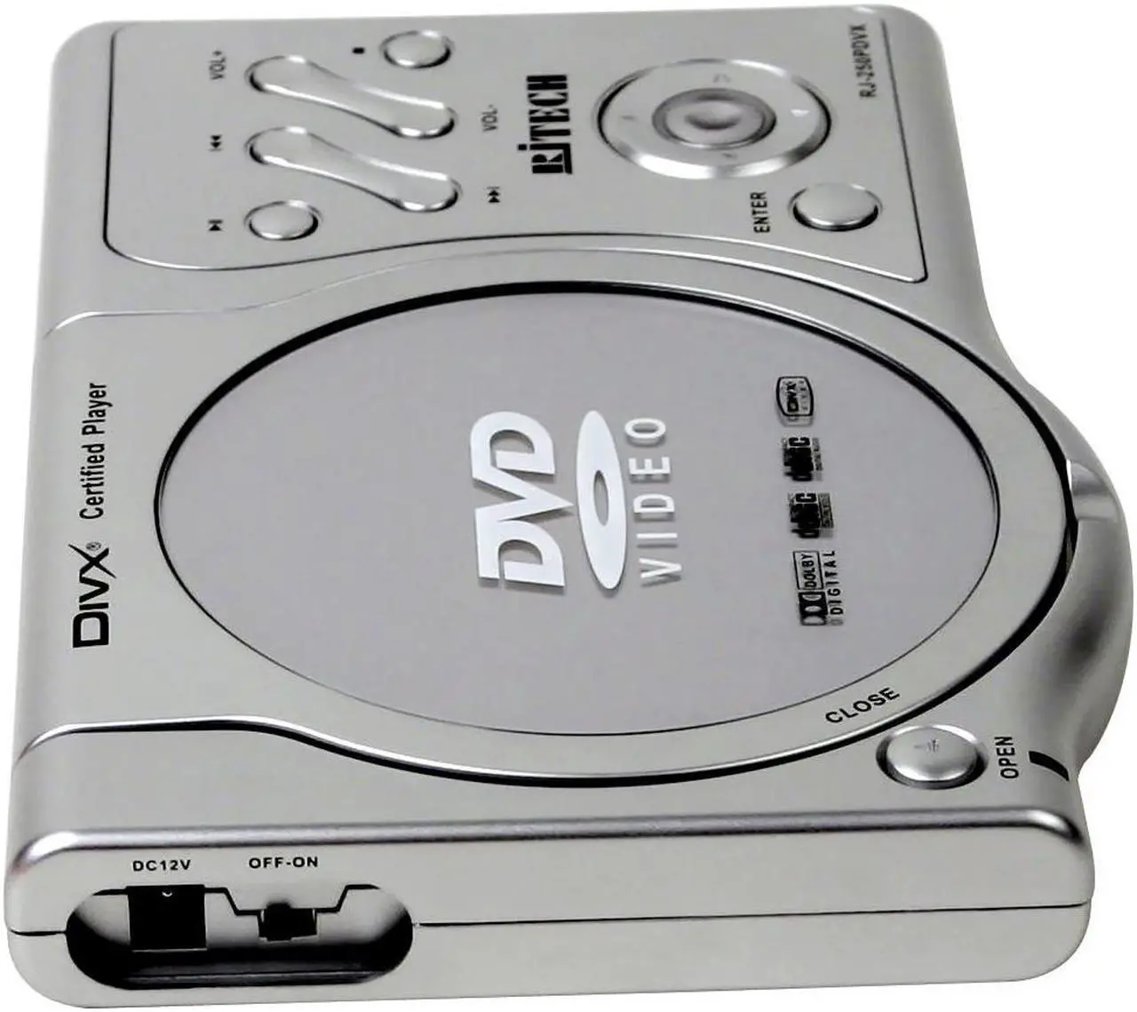 Alt view image 6 of 10 - RjTECH RJ-250PDVX Portable DIVX DVD Player