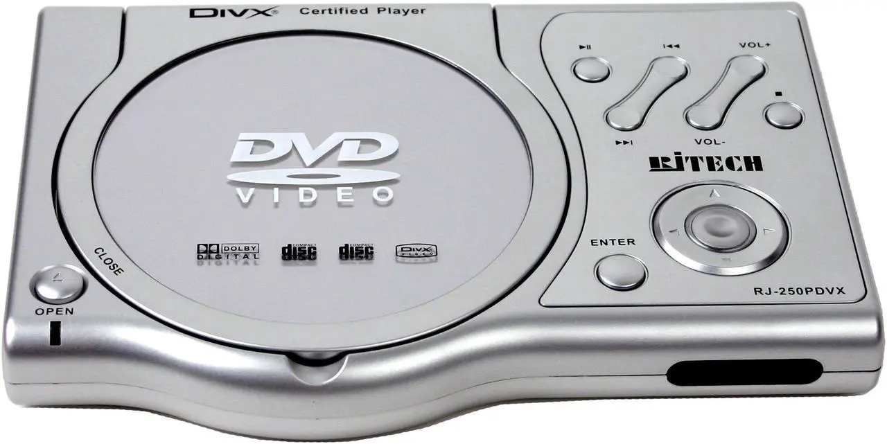 Main image of RjTECH RJ-250PDVX Portable DIVX DVD Player