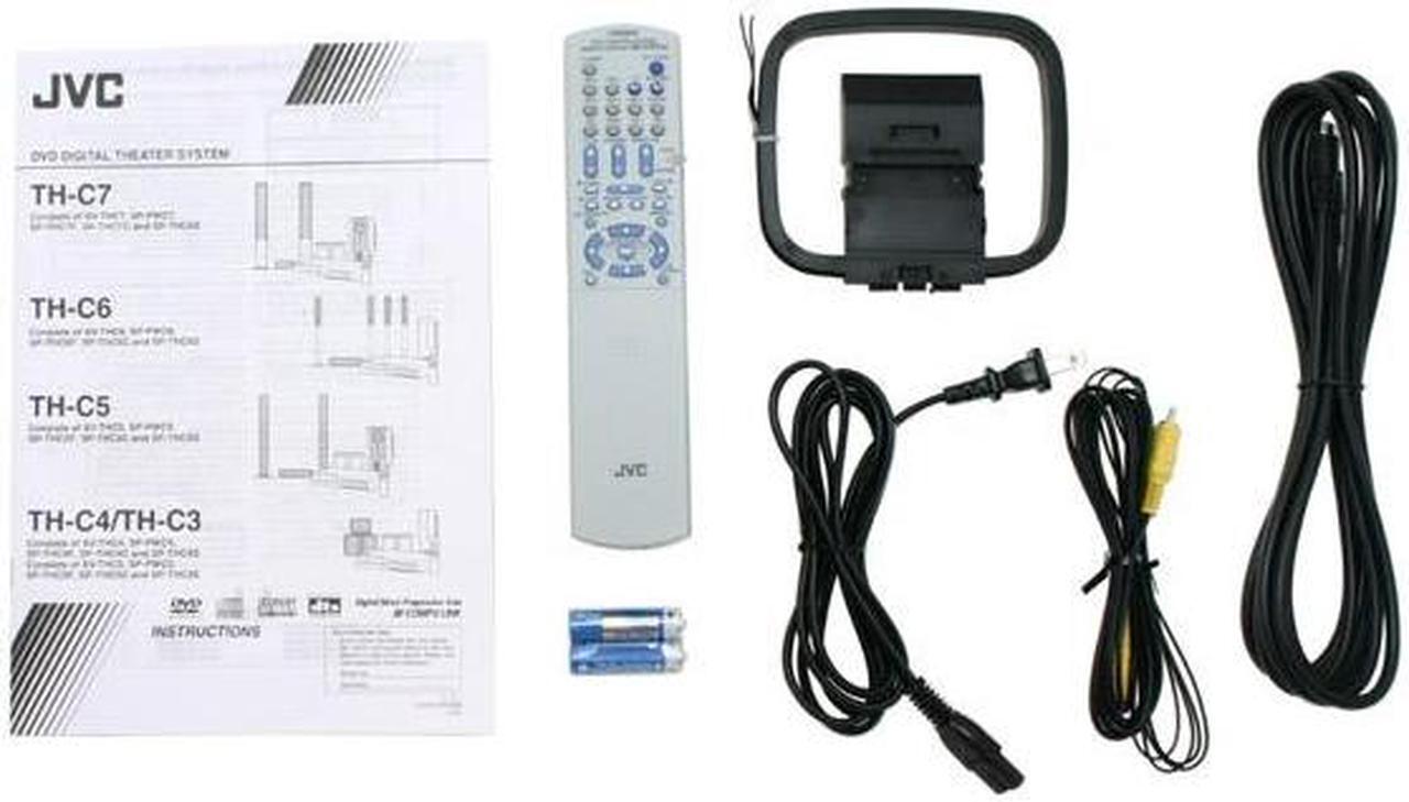 Alt view image 8 of 9 - JVC TH-C4 DVD Digital Theater System