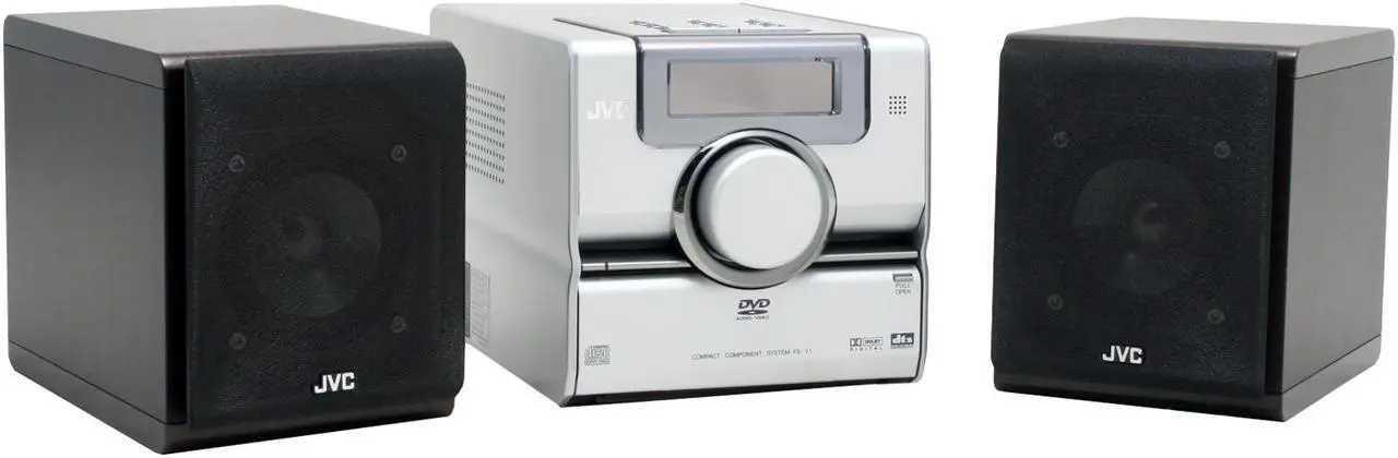 Main image of JVC DVD/CD/MP3 1-Disc Changer Shelf System FS-Y1