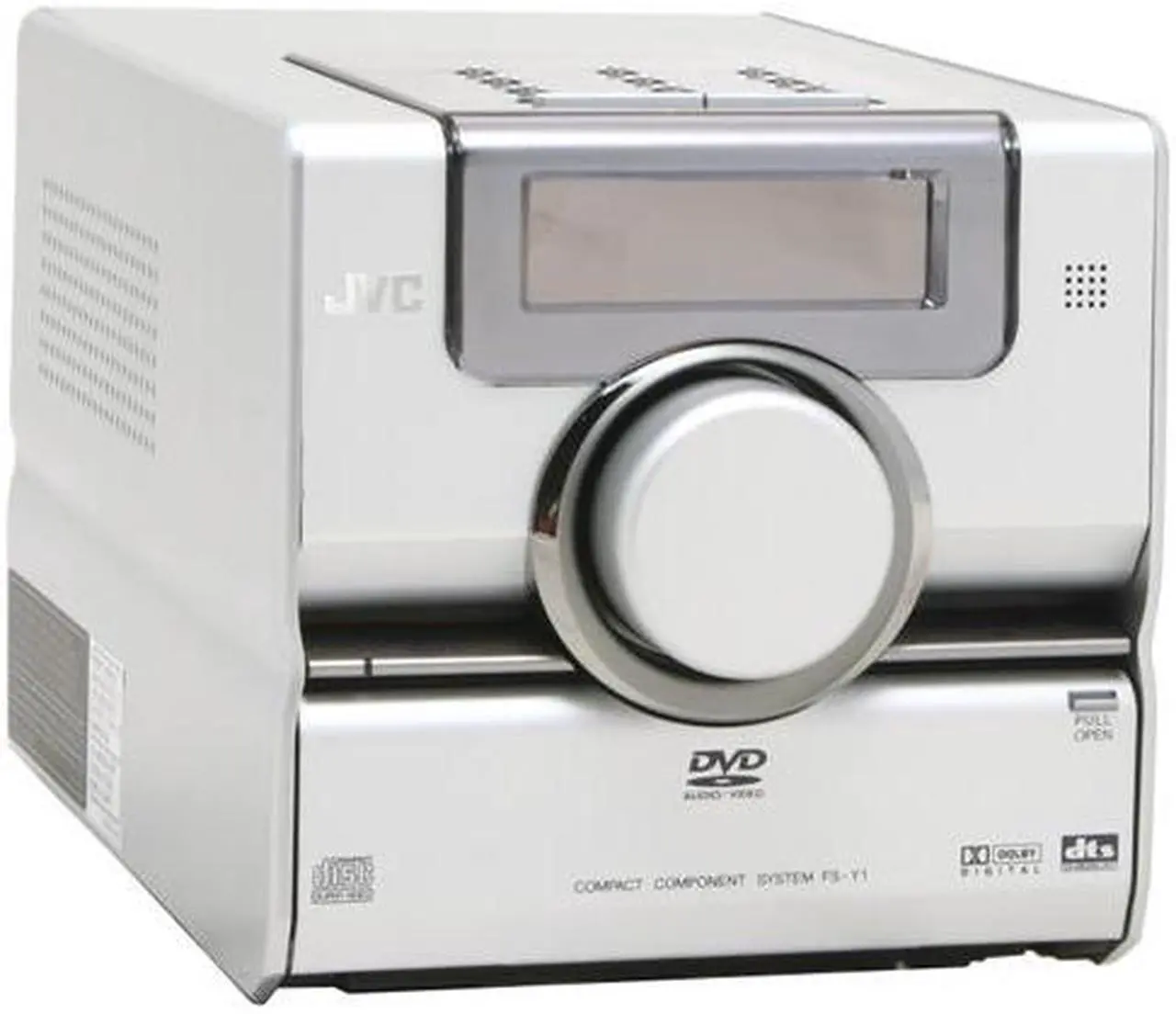 Alt view image 2 of 14 - JVC DVD/CD/MP3 1-Disc Changer Shelf System FS-Y1