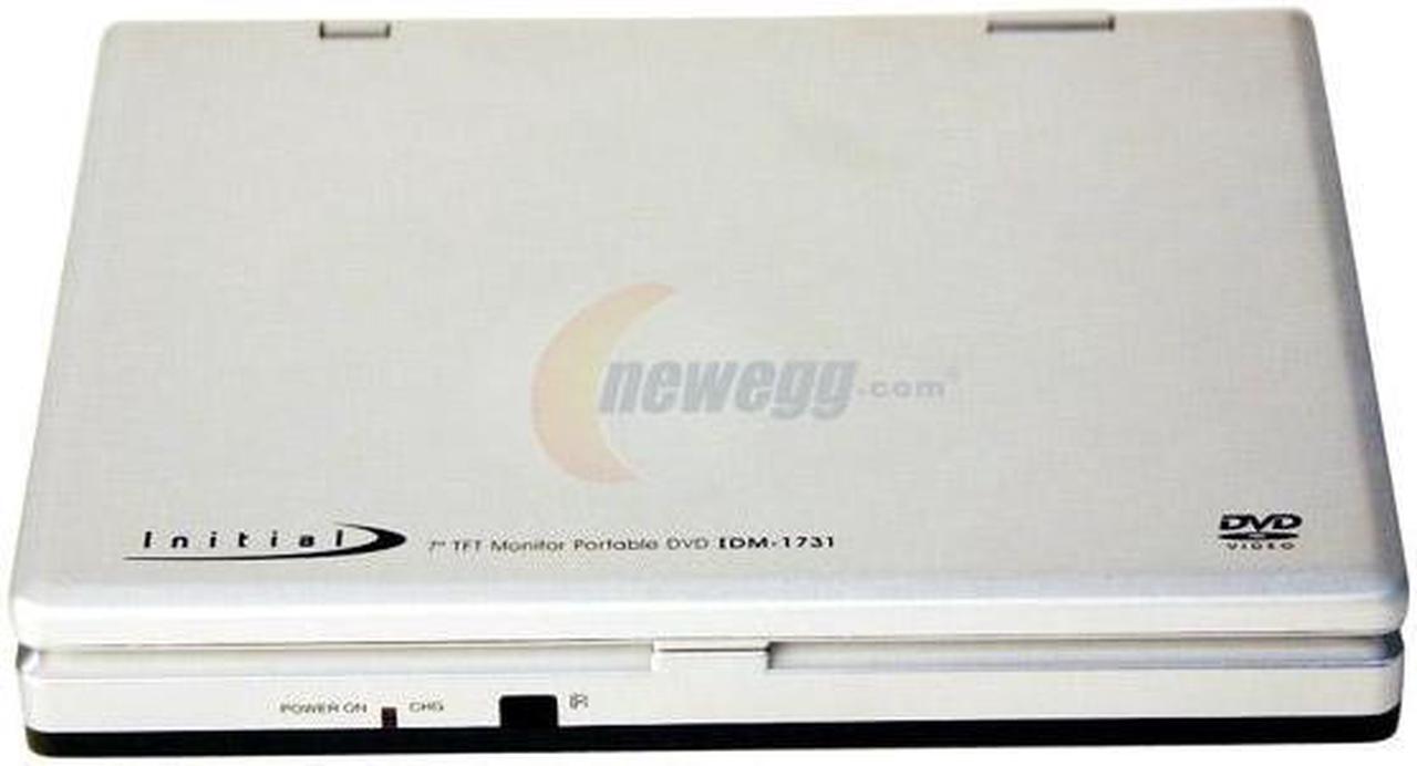 Alt view image 4 of 10 - Initial IDM-1731 Portable DVD Player W/ 7" 16:9 LCD