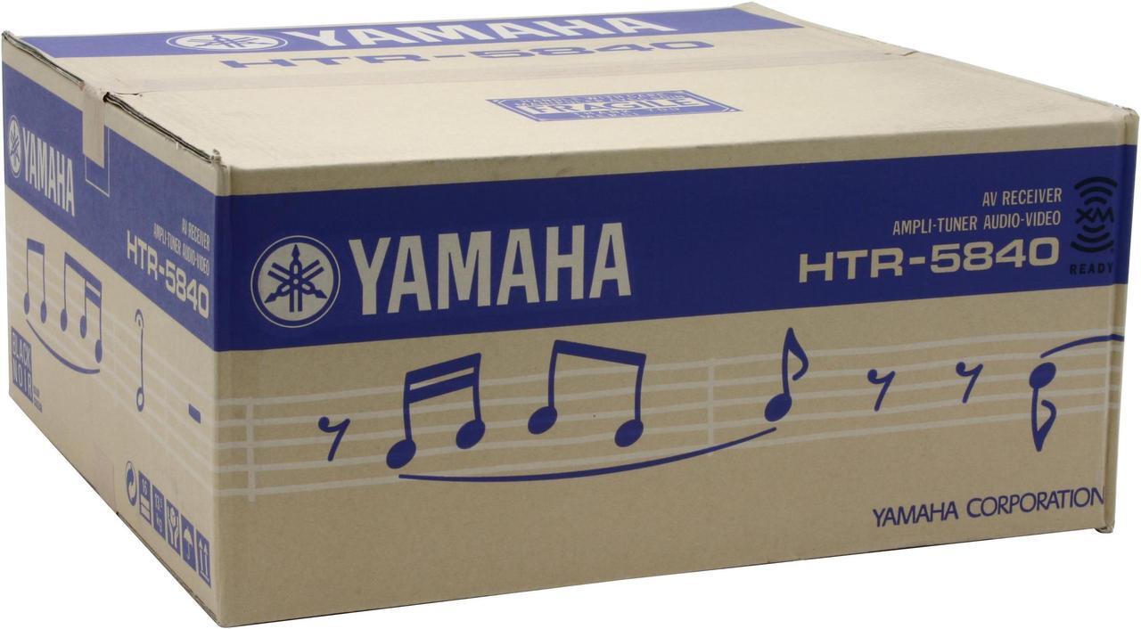 Alt view image 6 of 6 - YAMAHA HTR-5840 6.1-Channel Digital Home Theater Receiver