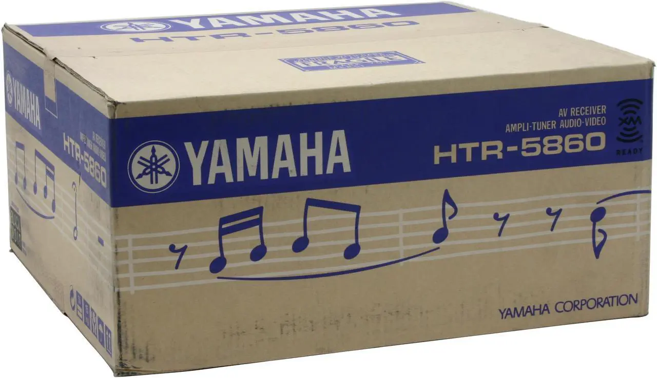 Alt view image 6 of 6 - YAMAHA HTR-5860 7.1-Channel Digital Home Theater Receiver