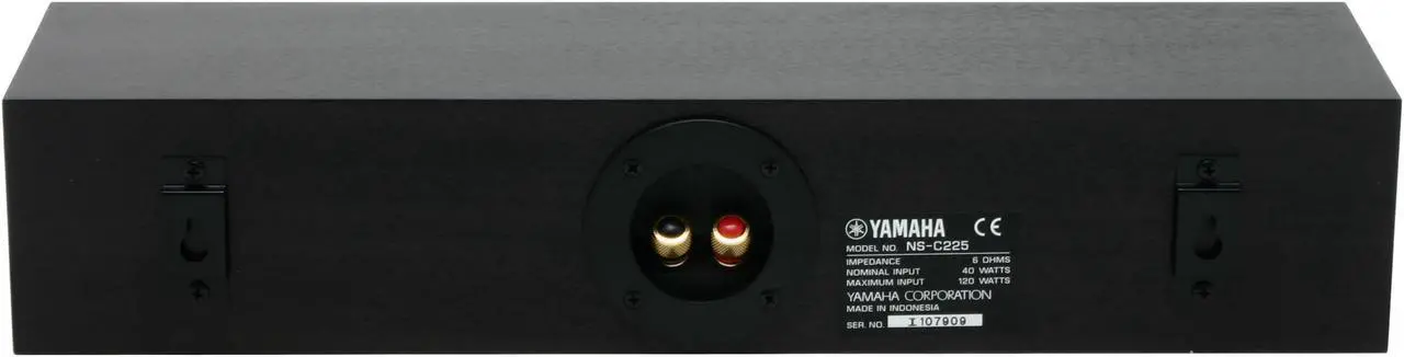 Alt view image 4 of 6 - YAMAHA NSC225 2-Way Acoustic Suspension Center Channel Speaker Single