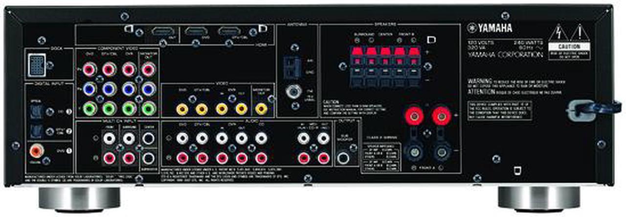 Alt view image 2 of 5 - YAMAHA HTR-6130 5.1-Channel Digital Home Theater Receiver