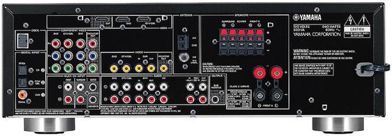 Alt view image 4 of 5 - YAMAHA HTR-6130 5.1-Channel Digital Home Theater Receiver