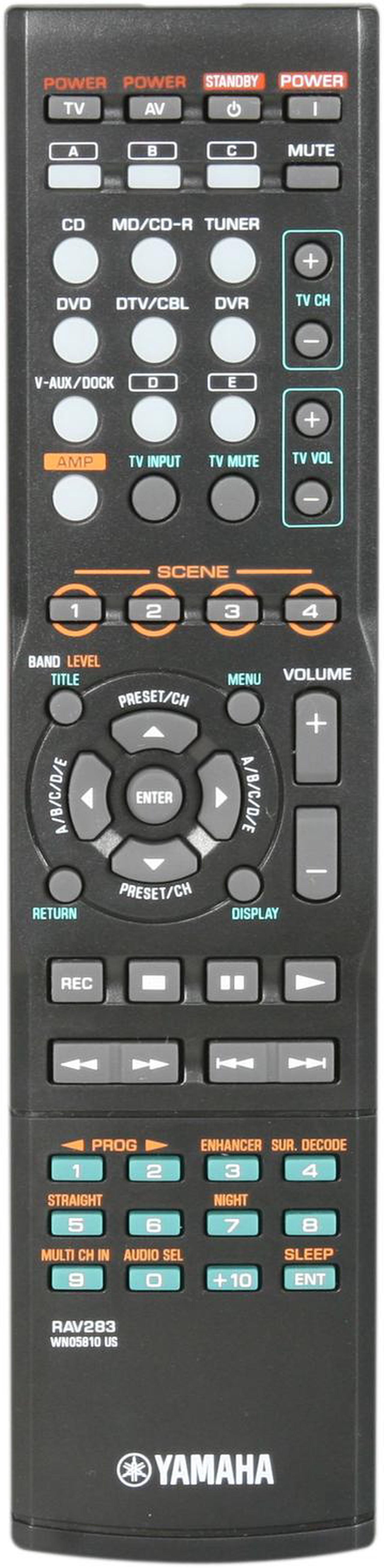 Alt view image 5 of 6 - YAMAHA RX-V365 5.1-Channel Digital Home Theater Receiver