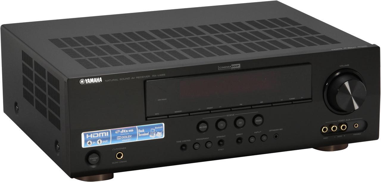 Alt view image 3 of 14 - YAMAHA RX-V465 5.1-Channel Digital Home Theater Receiver