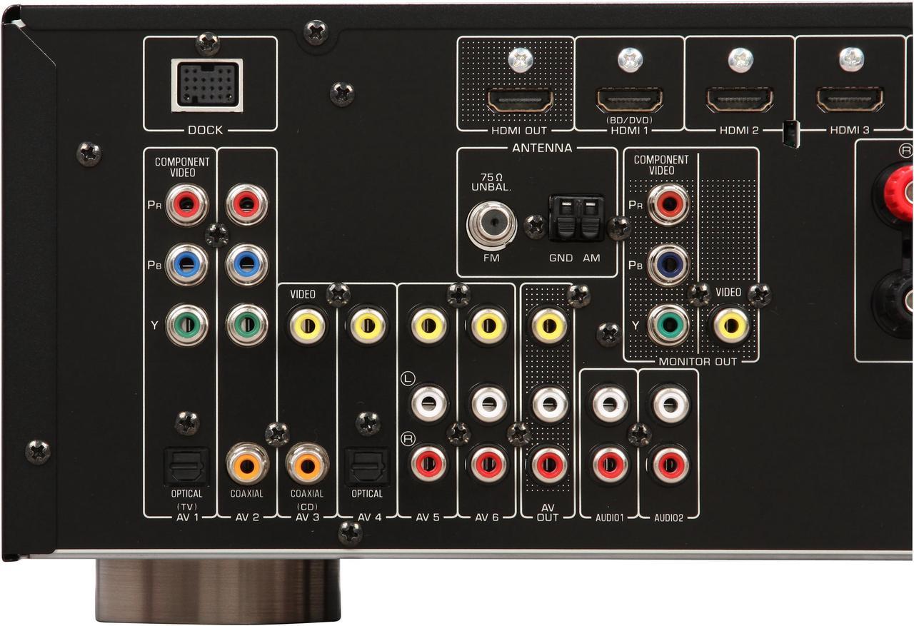 Alt view image 8 of 14 - YAMAHA RX-V465 5.1-Channel Digital Home Theater Receiver
