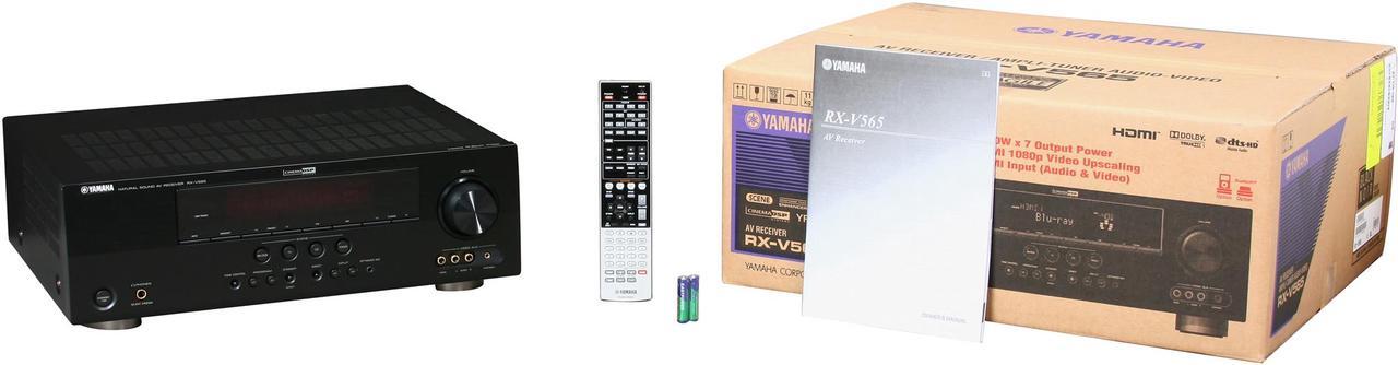 Alt view image 5 of 5 - YAMAHA RX-V565 7.1-Channel Home Theater Receiver