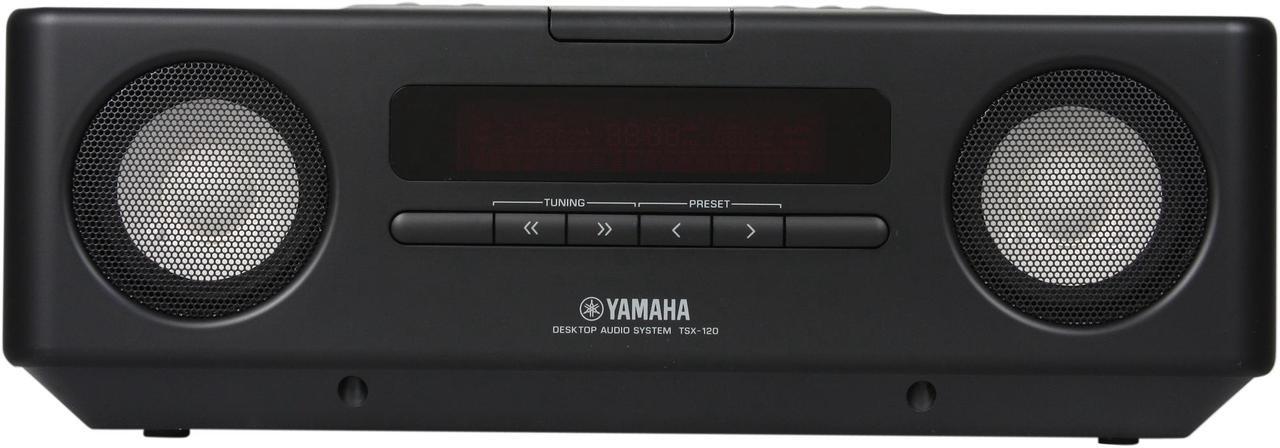 Alt view image 2 of 7 - Yamaha - Desktop Audio System w/ FM Tuner + iPod dock - TSX-120 (BLACK)