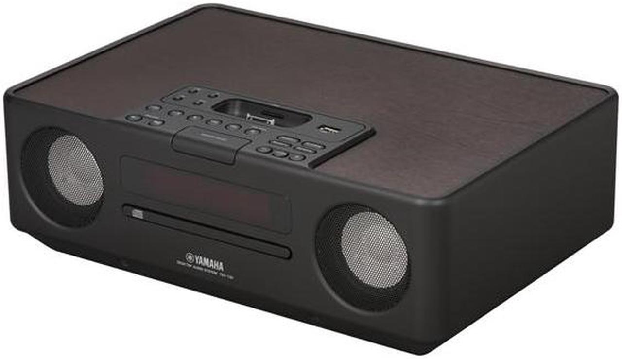 Main image of Yamaha - Desktop Audio System w/ FM Tuner, iPod dock and CD Player - TSX130 (BLACK)