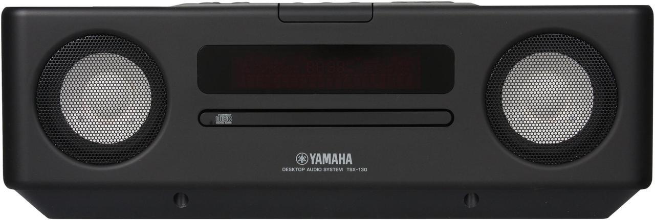 Alt view image 2 of 6 - Yamaha - Desktop Audio System w/ FM Tuner, iPod dock and CD Player - TSX130 (BLACK)