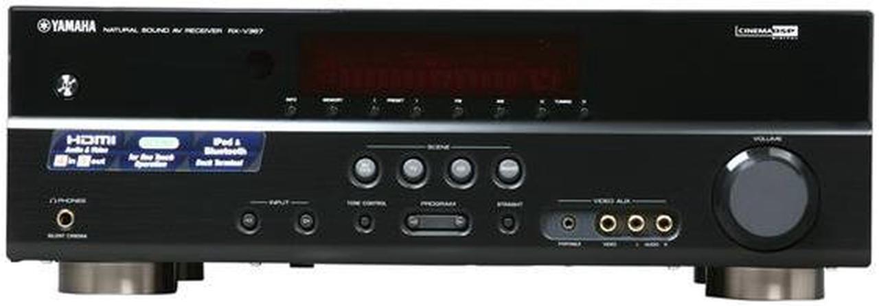 Alt view image 2 of 6 - YAMAHA 5.1-Channel Digital Home Theater Receiver RX-V367