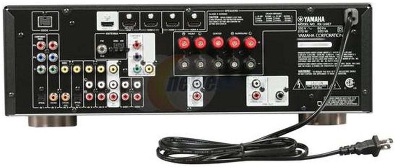 Alt view image 4 of 5 - YAMAHA 5.1-Channel Digital Home Theater Receiver RX-V467