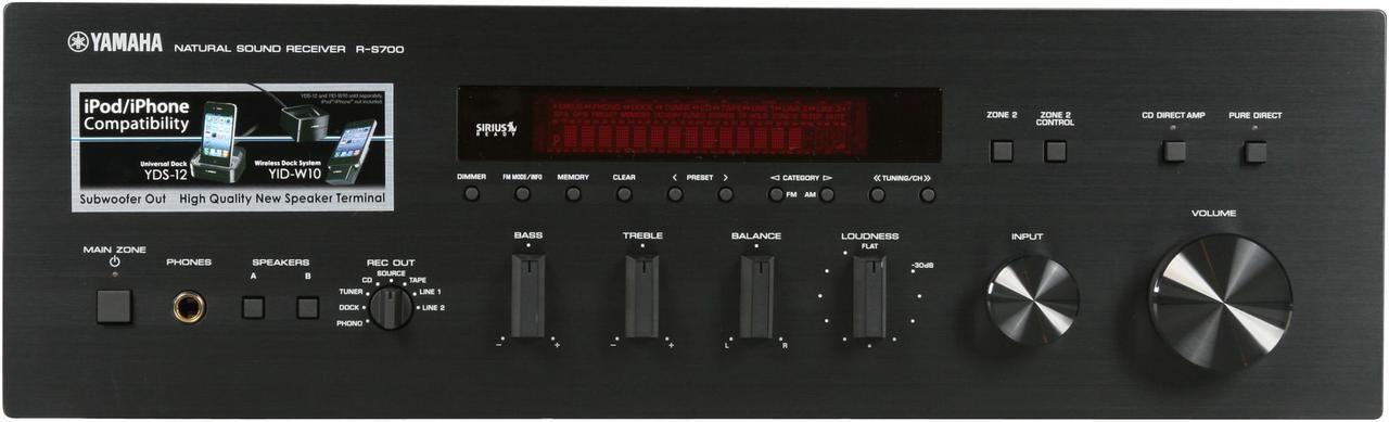 Alt view image 2 of 6 - YAMAHA R-S700 Natural Sound Stereo Receiver