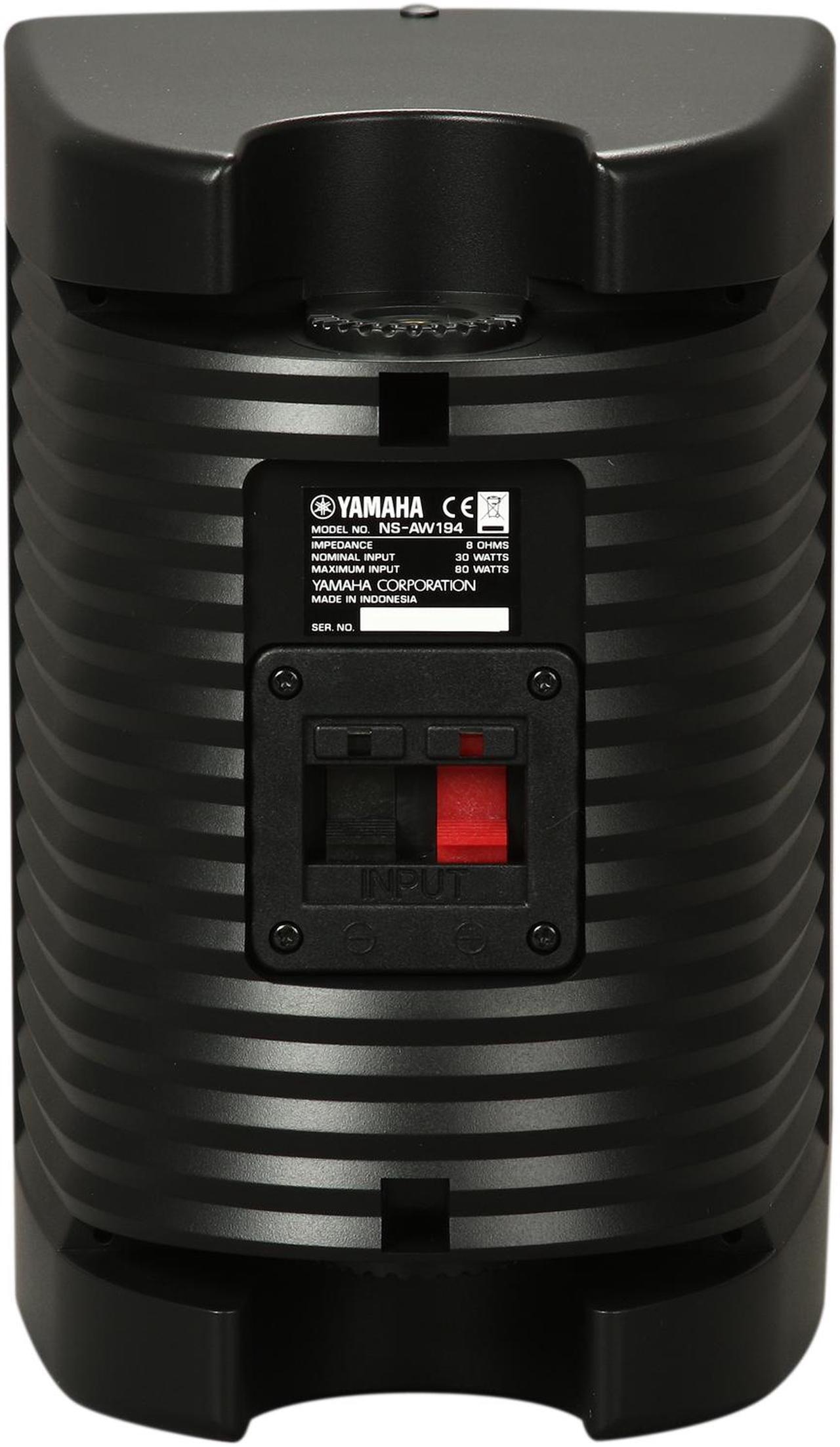 Alt view image 6 of 8 - Yamaha NS-AW194 - 2-Way High-Performance Wall-Mount Outdoor Speakers - Black