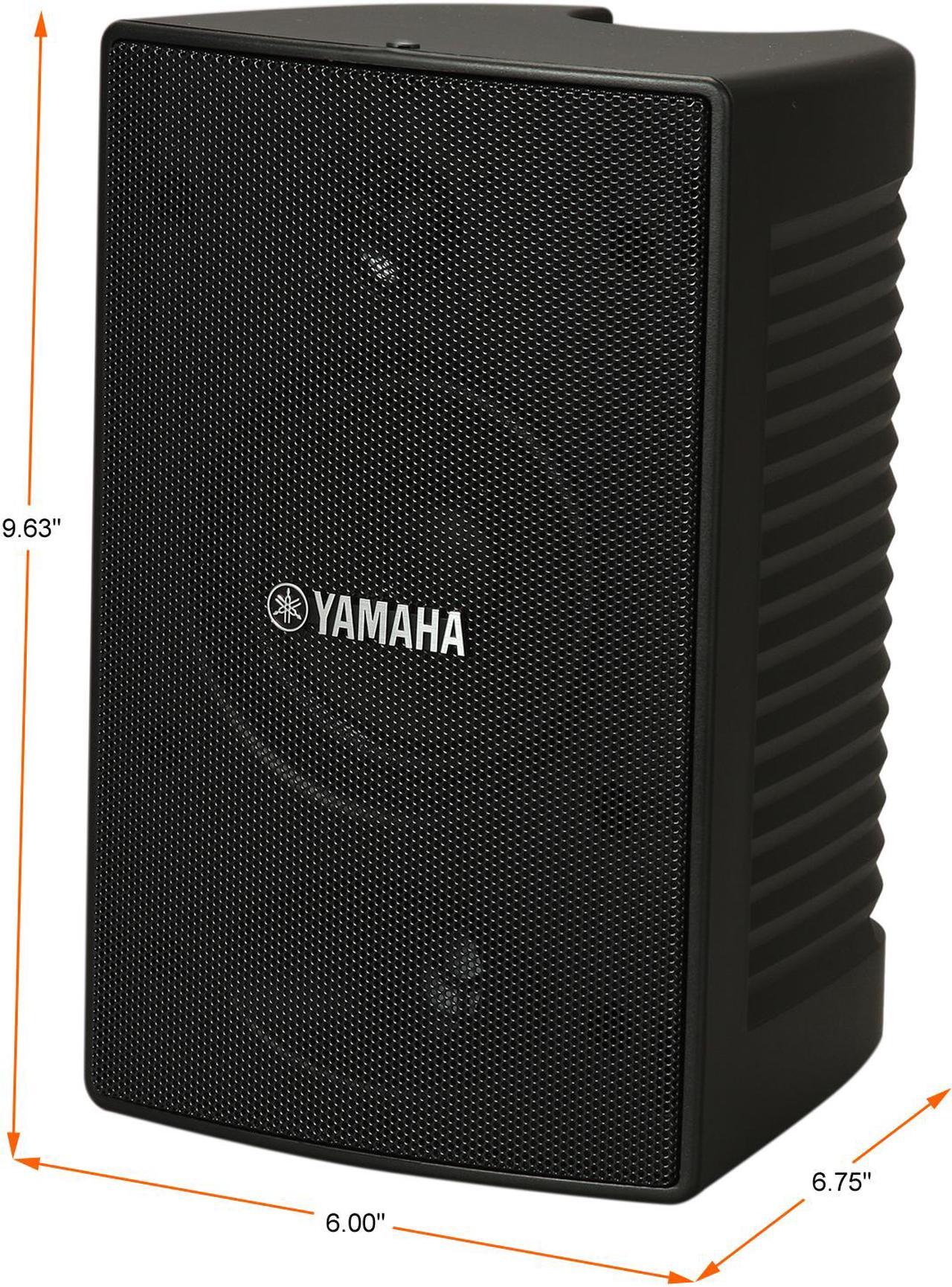 Alt view image 3 of 8 - Yamaha NS-AW194 - 2-Way High-Performance Wall-Mount Outdoor Speakers - Black