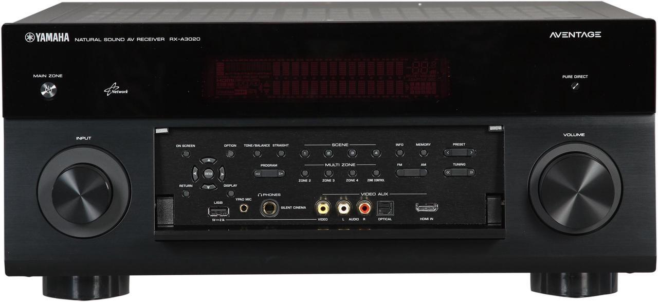 Alt view image 2 of 6 - YAMAHA RX-A3020 9.2-Channel Network AV Receiver