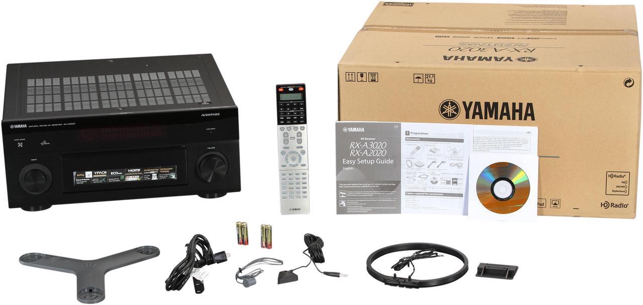 Alt view image 6 of 6 - YAMAHA RX-A3020 9.2-Channel Network AV Receiver