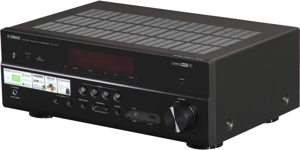 Main image of Yamaha RX-V477 5.1 Channel Network AV Receiver