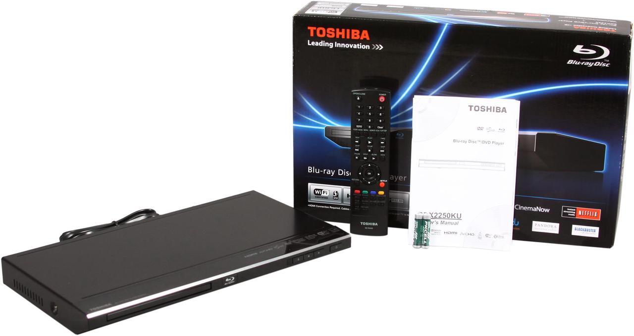 Alt view image 6 of 6 - TOSHIBA WiFi Built-in Blu-ray Disc Player BDX2250