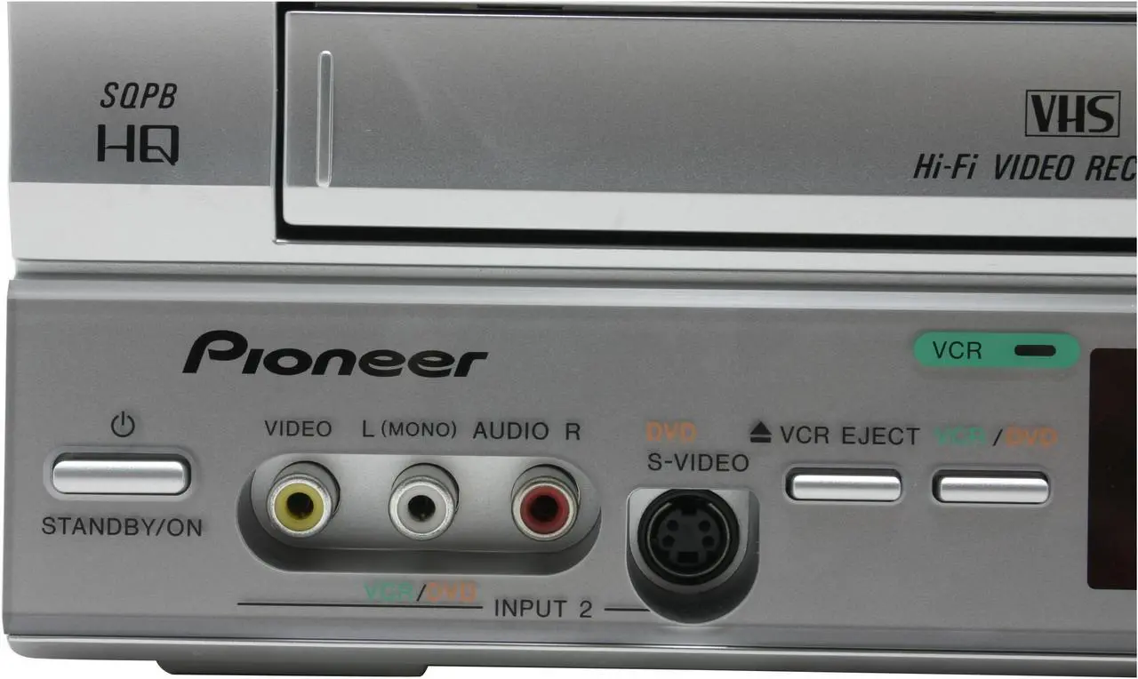Alt view image 6 of 9 - Pioneer DVD Recorder & VCR Combo DVR-RT300-S