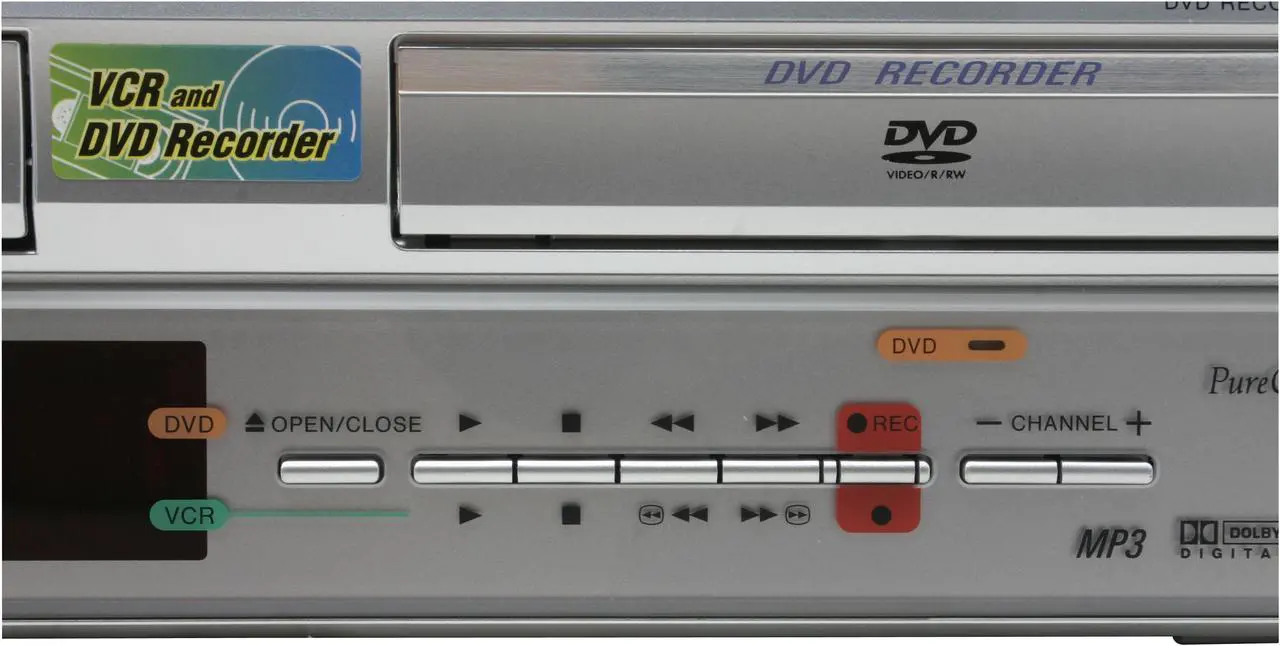 Alt view image 7 of 9 - Pioneer DVD Recorder & VCR Combo DVR-RT300-S