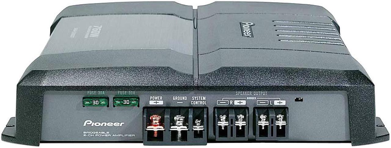 Alt view image 3 of 7 - Pioneer 760W 2 Channels Bridgeable Car Amplifiers