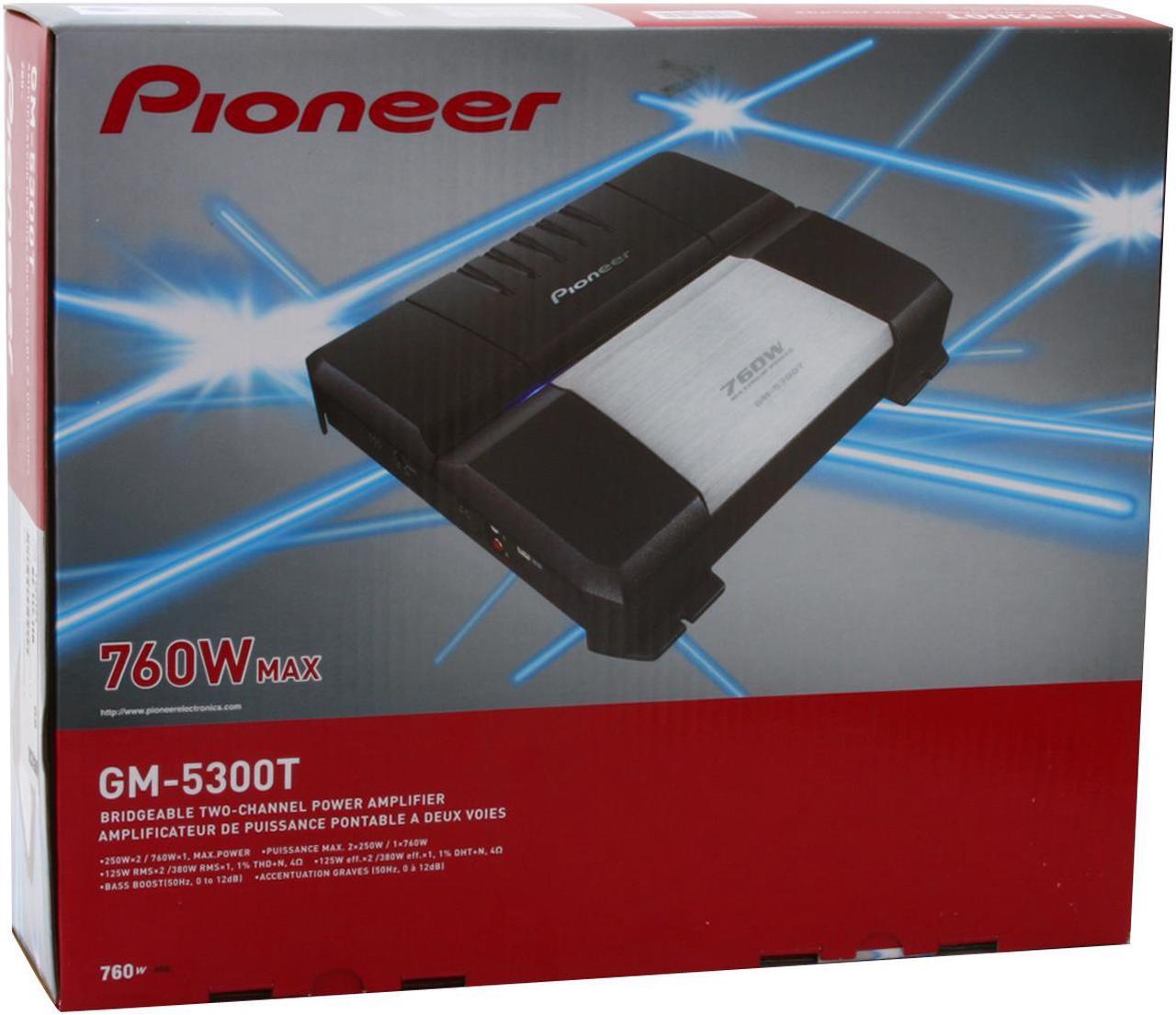 Alt view image 7 of 7 - Pioneer 760W 2 Channels Bridgeable Car Amplifiers