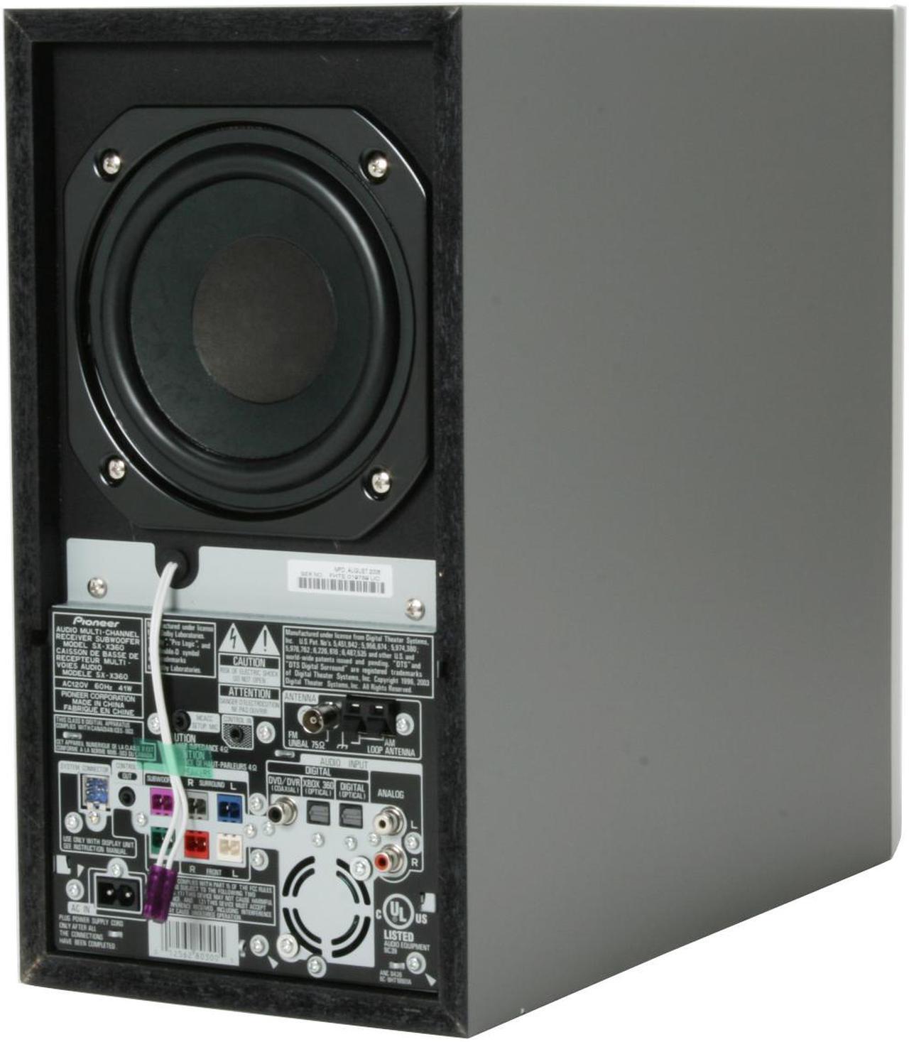 Alt view image 10 of 17 - Pioneer HTS-GS1 5.1 Surround Sound System for XBox 360