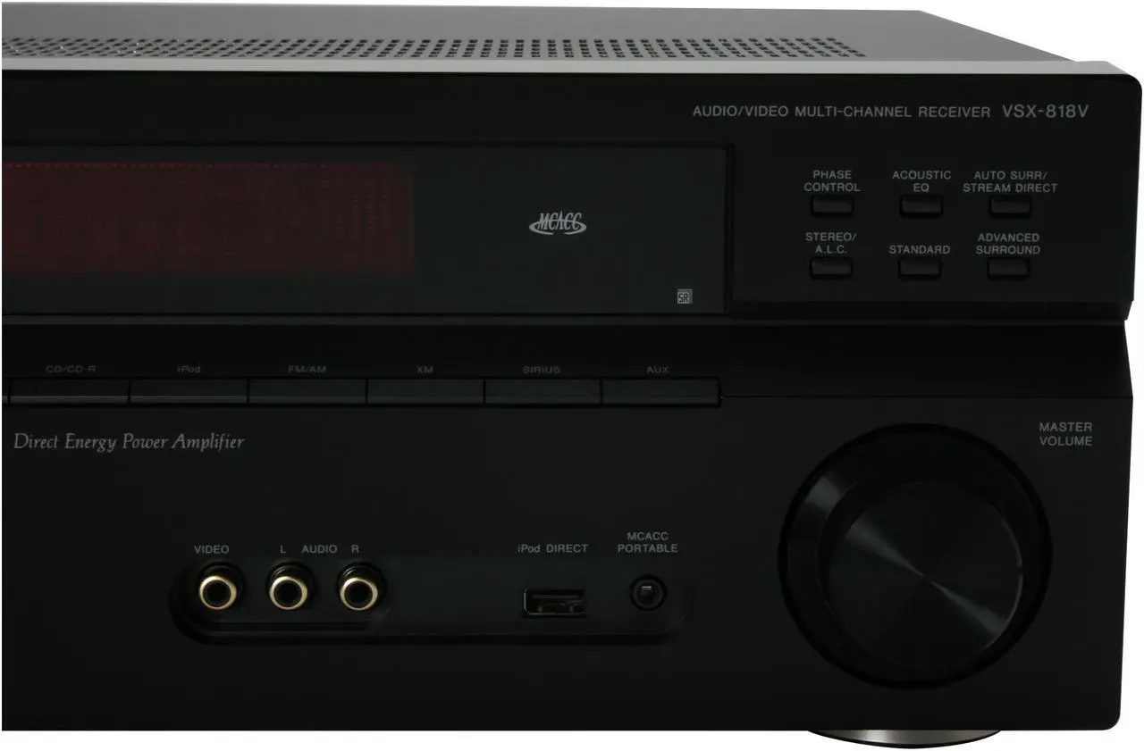 Alt view image 8 of 14 - Pioneer VSX-818V-K 5.1-Channel A/V Receiver