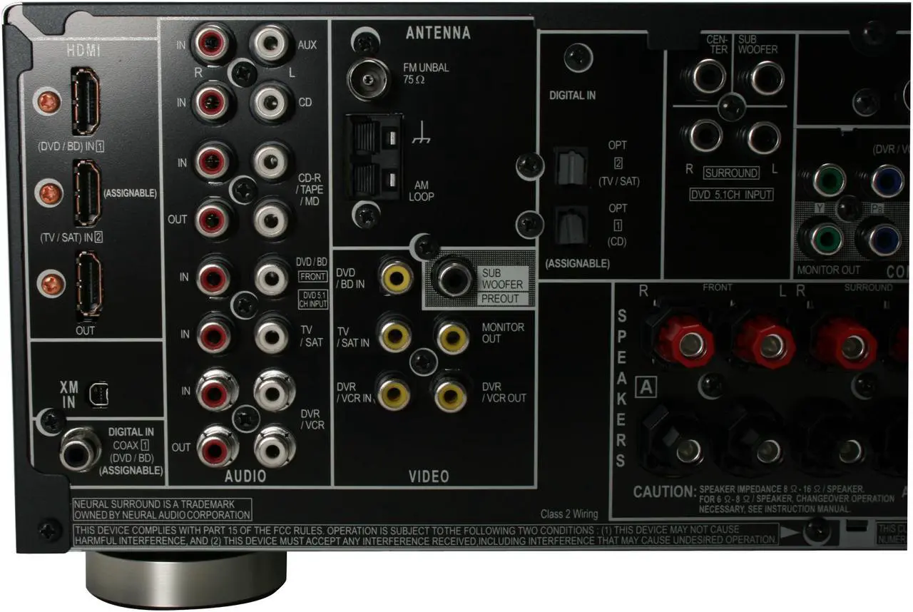 Alt view image 9 of 14 - Pioneer VSX-818V-K 5.1-Channel A/V Receiver