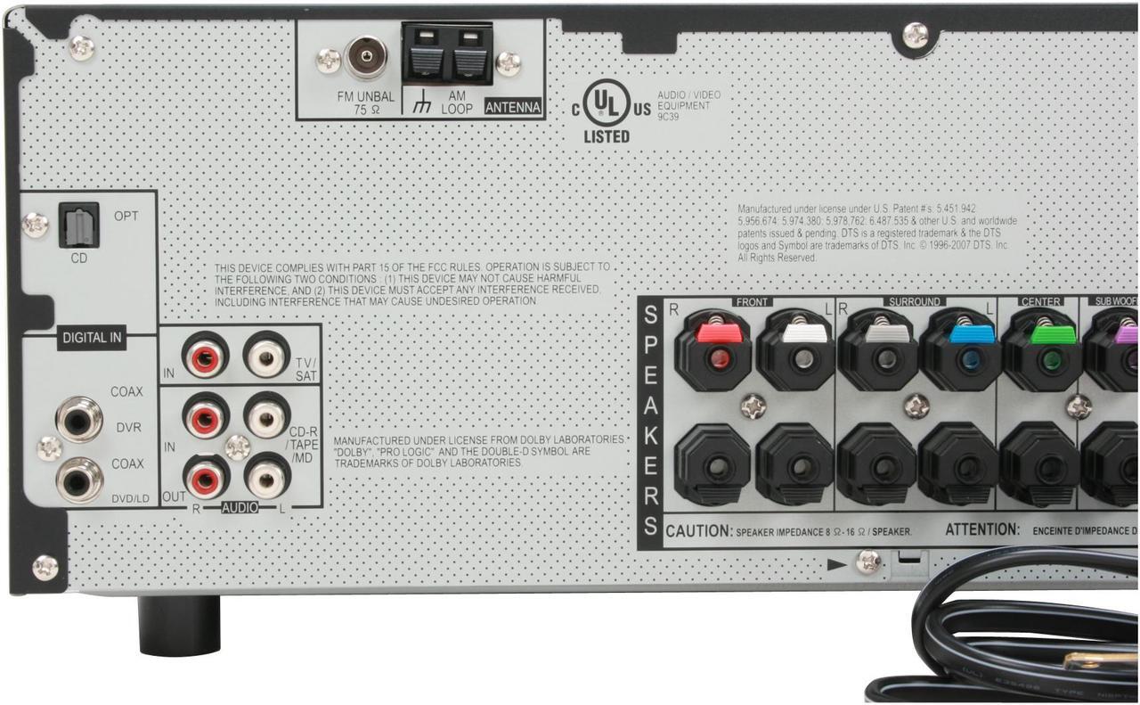 Alt view image 7 of 19 - Pioneer HTP-2920 High Power 5.1 Surround Sound System