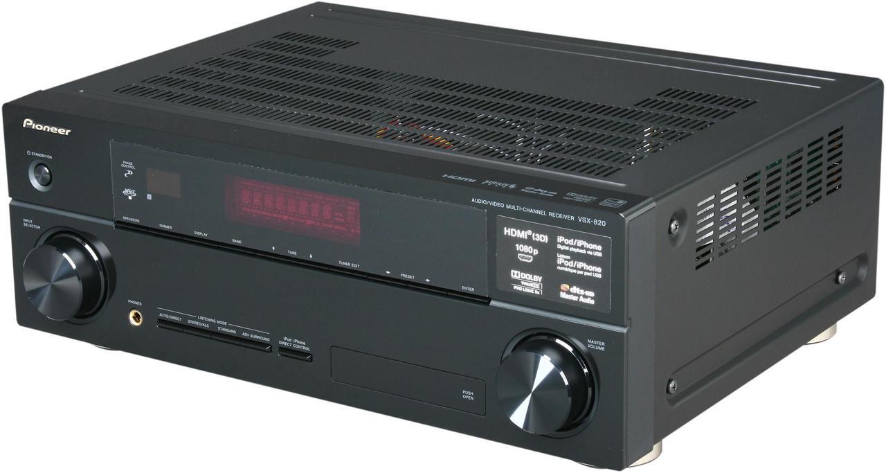 Main image of Pioneer VSX-820-K 5.1-Channel 3-D Ready A/V Receiver