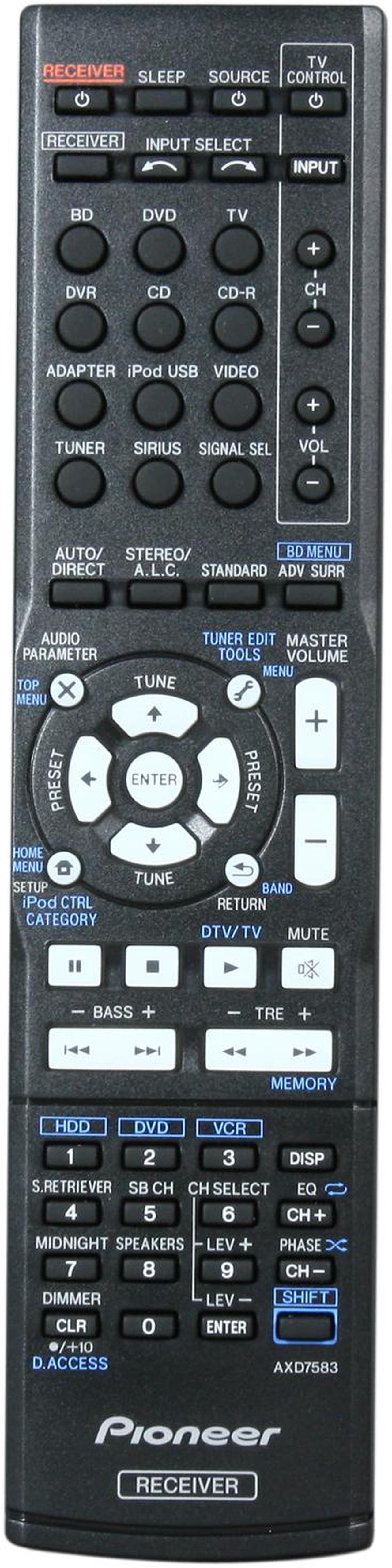Alt view image 5 of 6 - Pioneer VSX-820-K 5.1-Channel 3-D Ready A/V Receiver