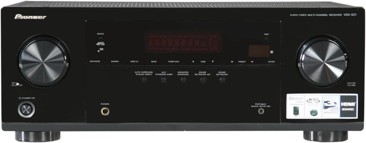 Alt view image 2 of 6 - Pioneer VSX-521-K 5.1-Channel 3D Ready A/V Receiver