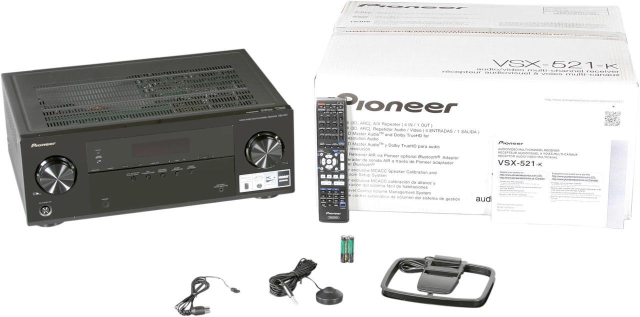 Alt view image 6 of 6 - Pioneer VSX-521-K 5.1-Channel 3D Ready A/V Receiver