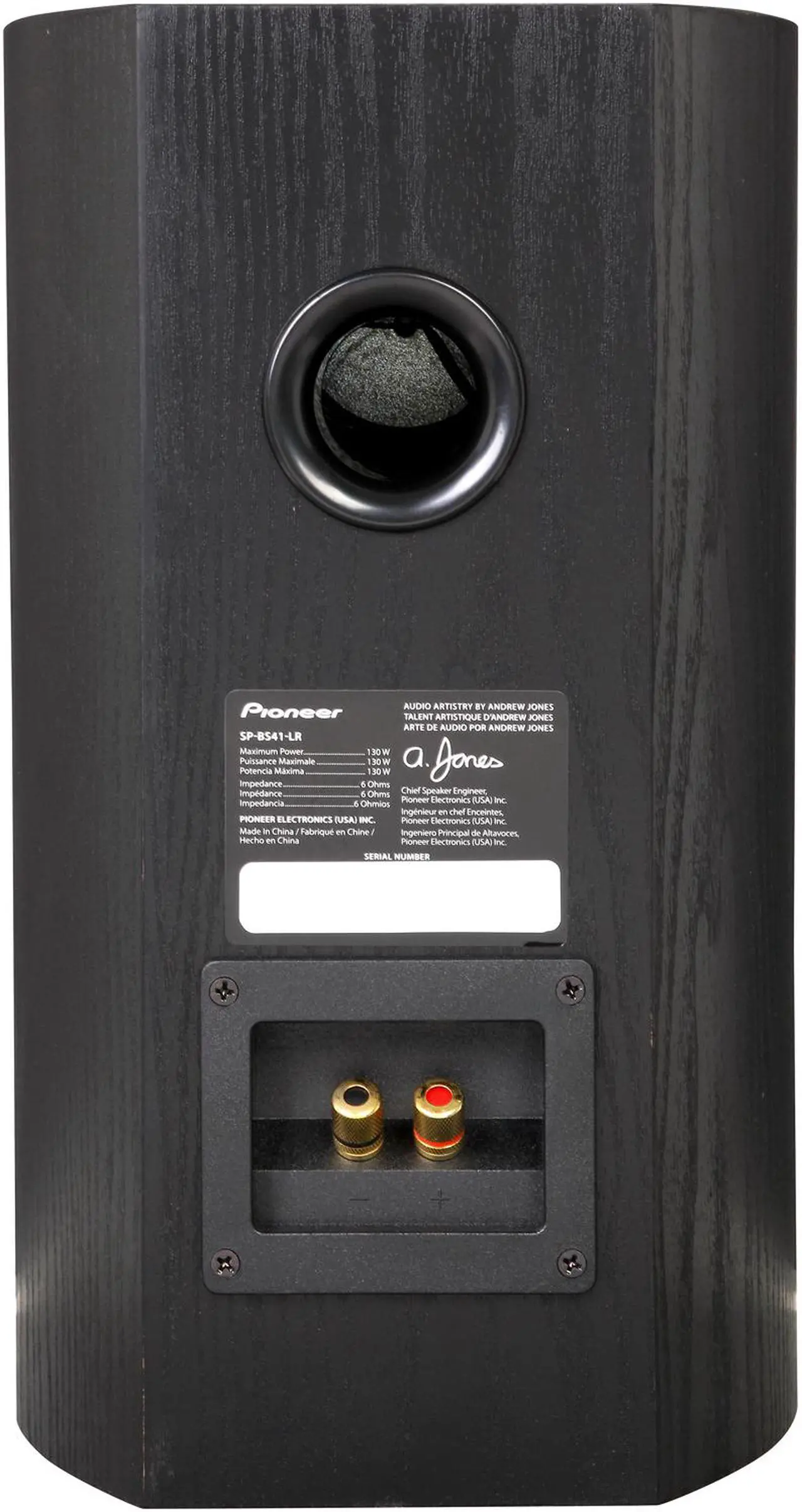 Alt view image 4 of 5 - Pioneer SP-BS41-LR 2 CH Bookshelf Loudspeakers Pair