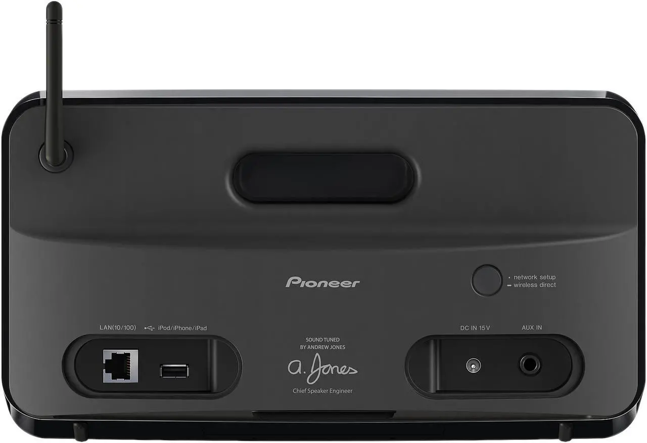 Alt view image 3 of 9 - Pioneer A1 Wi-Fi Speaker featuring AirPlay, DLNATM and Wireless Direct XW-SMA1-K