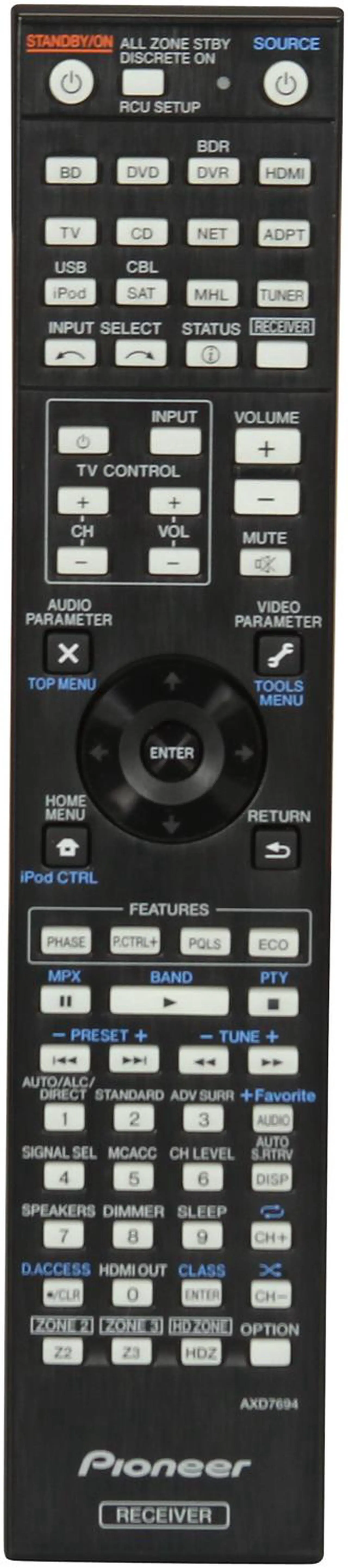 Alt view image 5 of 6 - Pioneer VSX-1123-K 7.2-Channel 4K AV Receiver
