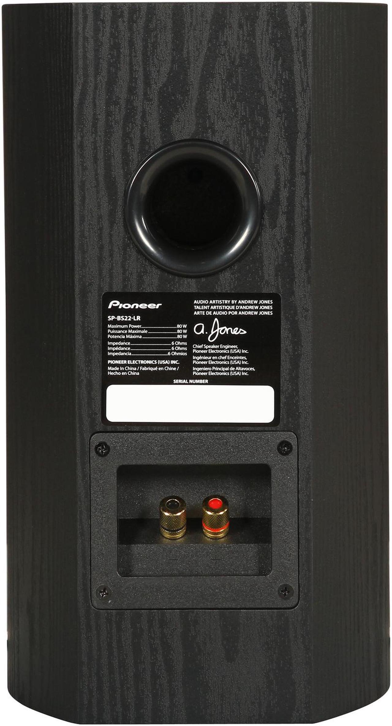 Alt view image 5 of 6 - Pioneer SP-BS22-LR Andrew Jones Designed Bookshelf Loudspeakers (Pair)