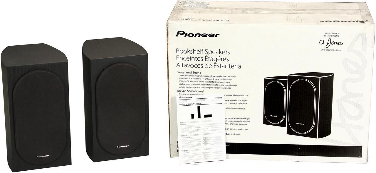 Alt view image 6 of 6 - Pioneer SP-BS22-LR Andrew Jones Designed Bookshelf Loudspeakers (Pair)