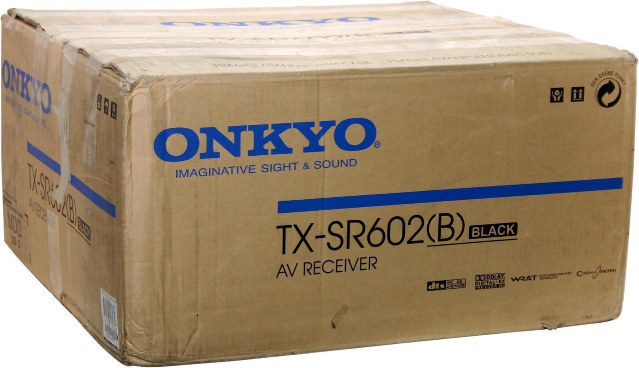 Alt view image 7 of 7 - ONKYO TX-SR602 7.1-Channel Black Home Theater Receiver