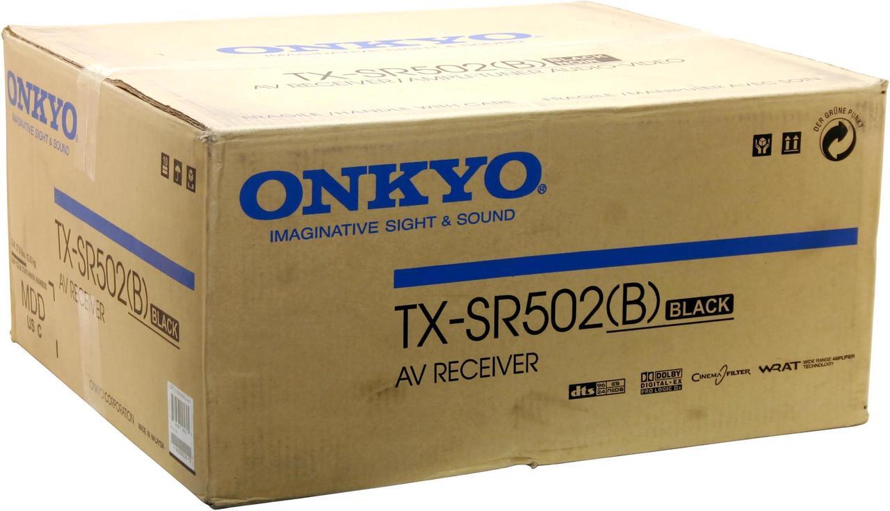 Alt view image 7 of 7 - ONKYO TX-SR502 6.1-Channel Home Theater Receiver