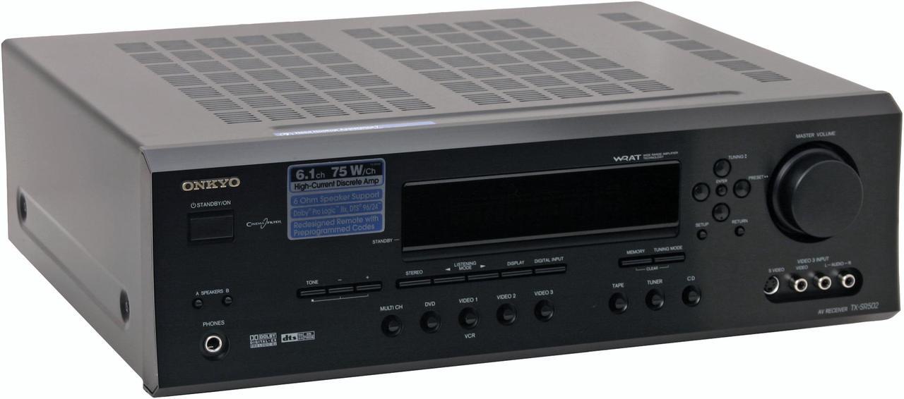 Main image of ONKYO TX-SR502 6.1-Channel Home Theater Receiver