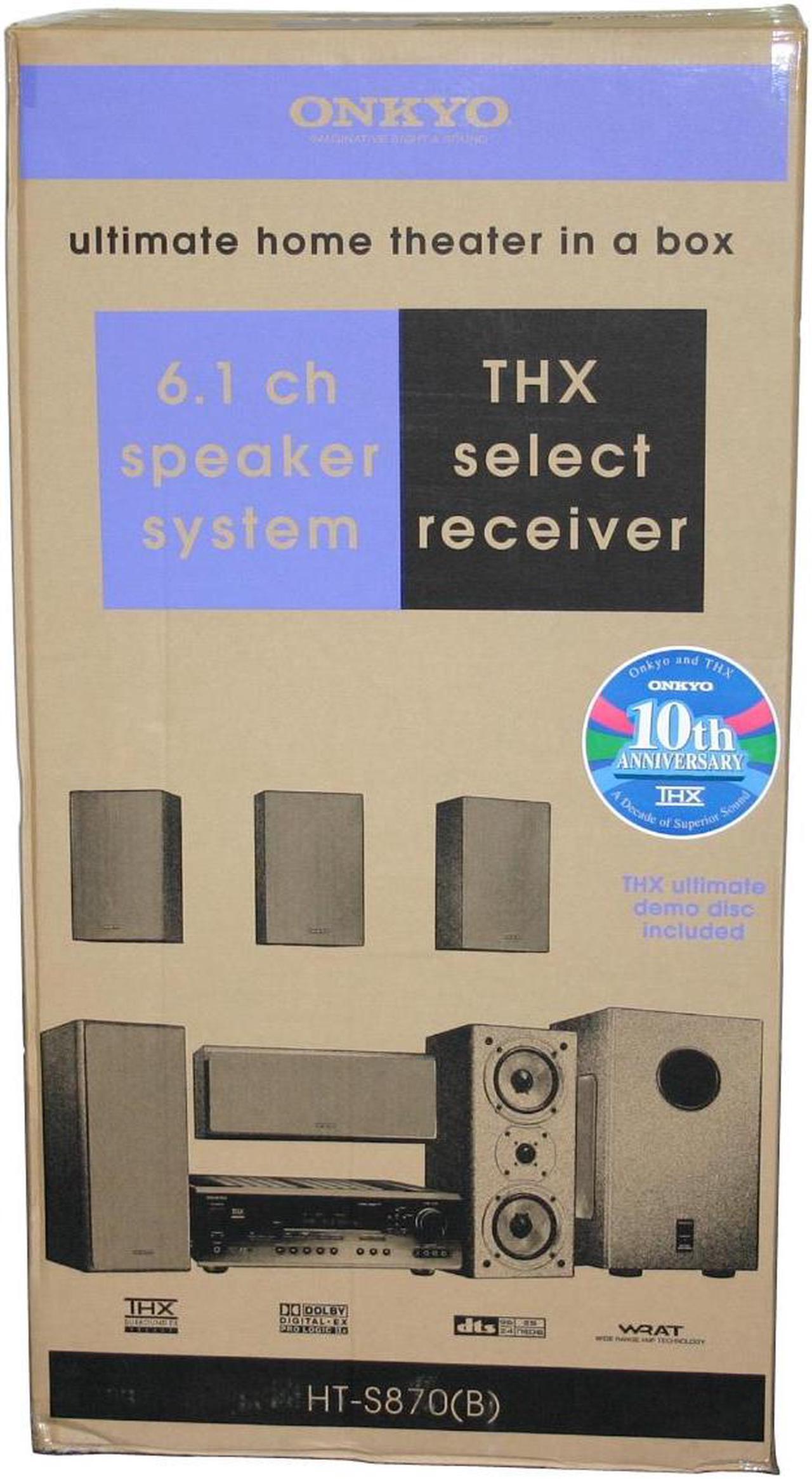 Alt view image 4 of 4 - ONKYO HTS870 6.1CH THX Home Theater System